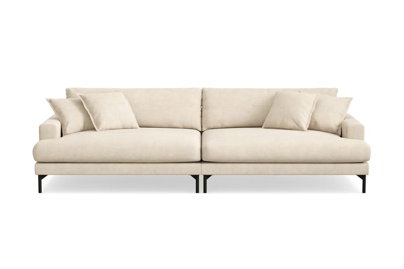 Menard Premium 5-sits Djup Soffa i Chenille - Beige - Products - Möbler - Soffa