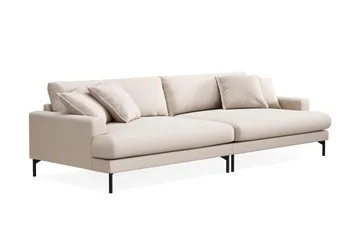 Menard Premium 5-sits Djup Soffa i Bouclé - Ljusbeige - Products - Möbler - Soffa