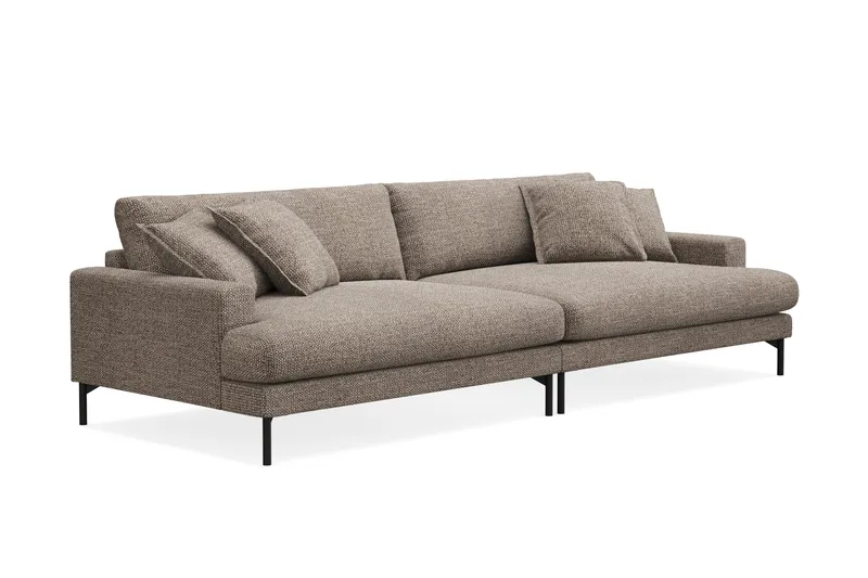 Menard Premium 5-sits Djup Soffa i Chenille - Brun - Products - Möbler - Soffa