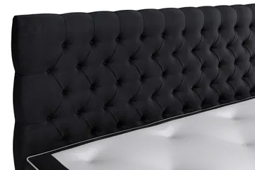 Celine Kontinentalsäng 160x200cm - Svart/Sammet - Products - Möbler - Säng - Kontinentalsäng