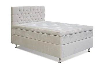 Celine Sängpaket 120x200 cm - Beige/Sammet - Products - Möbler - Säng - Kontinentalsäng