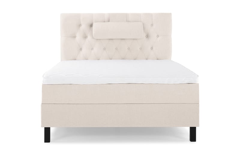 Lucky Komplett Sängpaket 120x200 Skum Diamant Sänggavel - Nackkudde Stor Beige - Products - Möbler - Säng - Enkelsäng