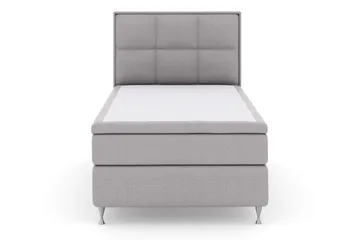 Select No 4 Komplett Sängpaket 120x200 Fast - Ljusgrå/Silver - Products - Möbler - Säng - Enkelsäng