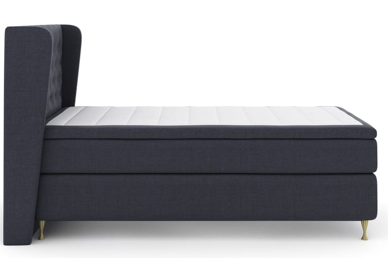 Select No 6 Komplett Sängpaket 120x200 Fast Watergel - Blå/Guld - Products - Möbler - Säng - Enkelsäng