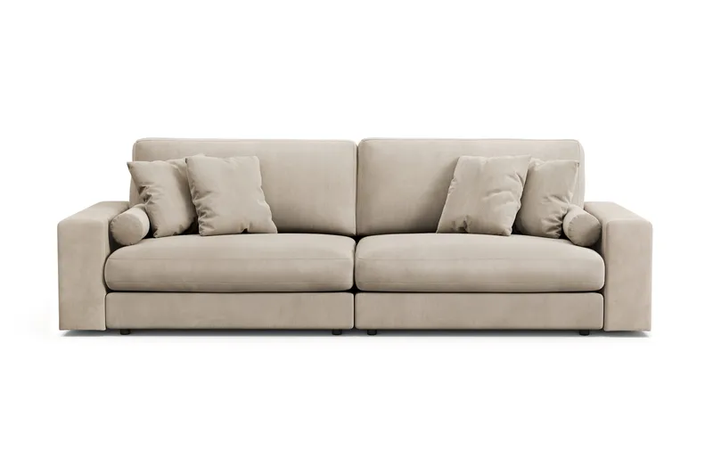 Arken Lyx 4-sits Djup Soffa i Manchester - Greige - Products - Möbler - Soffa - 4 sits soffa