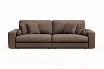 Arken Lyx 4-sits Djup Soffa i Tyg - Brun - Products - Möbler - Soffa - 4 sits soffa