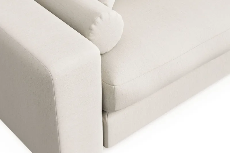 Arken Lyx 4-sits Djup Soffa i Tyg - Ljusbeige - Products - Möbler - Soffa - 4 sits soffa