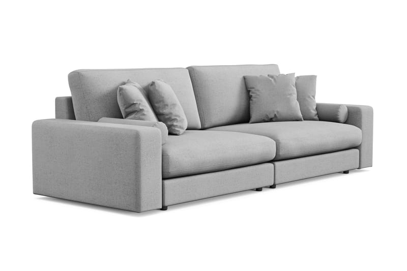 Arken Lyx 4-sits Djup Soffa i Tyg - Ljusgrå - Products - Möbler - Soffa - 4 sits soffa