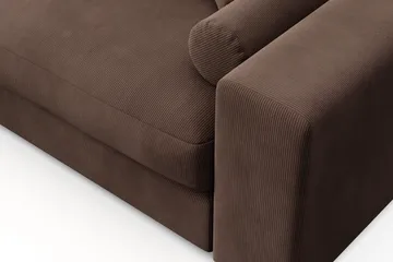 Arken Lyx 6-sits Vändbar L-formad Djup Divansoffa i Manchester - Brun - Products - Möbler - Soffa - Divansoffa & schäslongsoffa