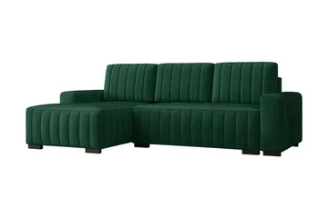 Esher 4-sits Bäddsoffa Vänster - Grön - Products - Möbler - Soffa - Bäddsoffa - Bäddsoffa divan