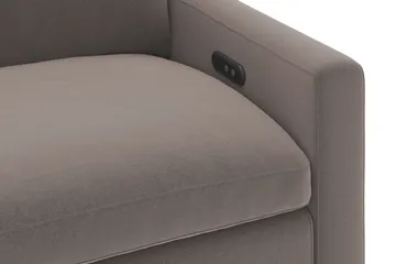 Barsele 2-sits Elektrisk Reclinersoffa - Brun - Products - Möbler - Soffa - Biosoffa & reclinersoffa