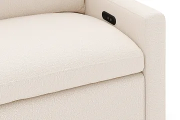 Barsele 3-sits Elektrisk Reclinersoffa - Beige - Products - Möbler - Soffa - Biosoffa & reclinersoffa