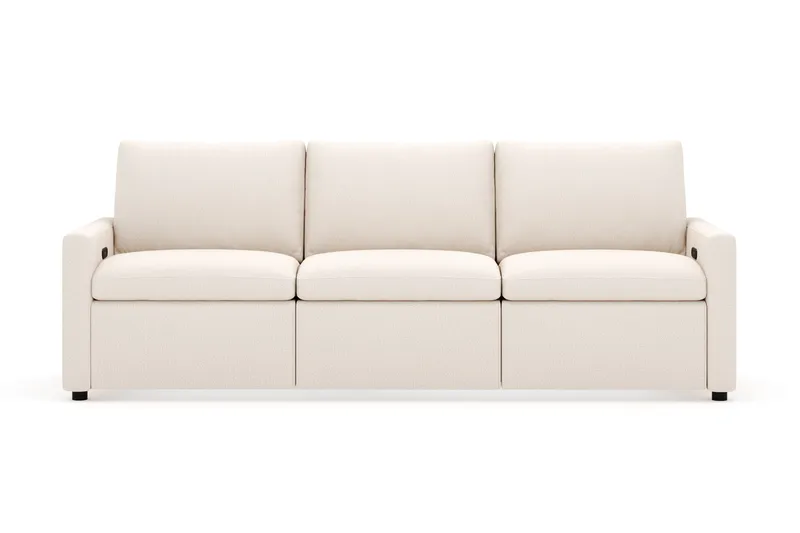 Barsele 3-sits Elektrisk Reclinersoffa - Beige - Products - Möbler - Soffa - Biosoffa & reclinersoffa