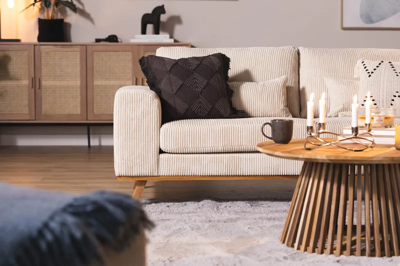 Copenhagen 2-sits Manchestersoffa - Beige - Products - Möbler - Soffa - 2 sits soffa