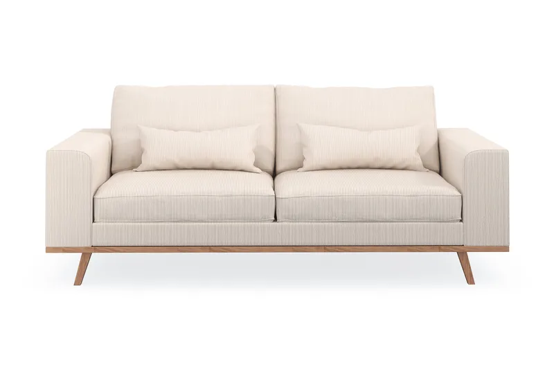 Copenhagen 2-sits Manchestersoffa - Beige - Products - Möbler - Soffa - 2 sits soffa