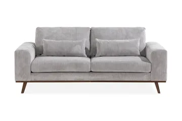 Copenhagen 2-sits Manchestersoffa - Ljusgrå - Products - Möbler - Soffa - 2 sits soffa