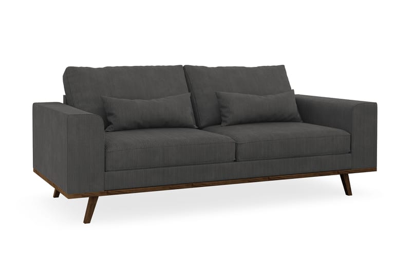 Copenhagen 2-sits Manchestersoffa - Mörkgrå - Products - Möbler - Soffa - 2 sits soffa
