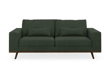Copenhagen 2-sits Manchestersoffa - Mörkgrön - Products - Möbler - Soffa - 2 sits soffa