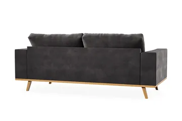 Copenhagen 2-sits Sammetssoffa - Mörkgrå - Products - Möbler - Soffa - Sammetssoffa