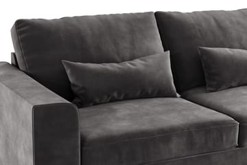 Copenhagen 2-sits Sammetssoffa - Mörkgrå - Products - Möbler - Soffa - Sammetssoffa