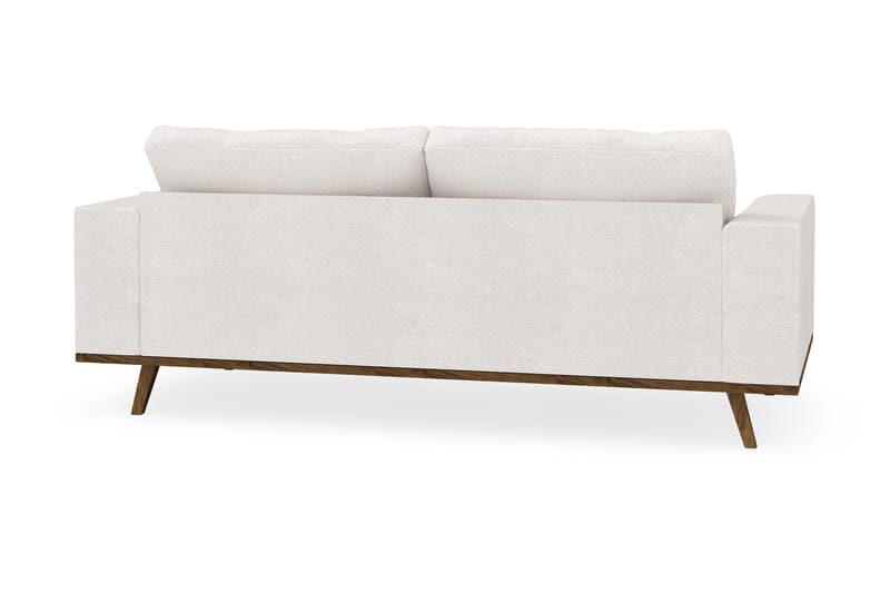 Copenhagen 2-sits Soffa i Bouclé - Vit - Products - Möbler - Soffa - 2 sits soffa