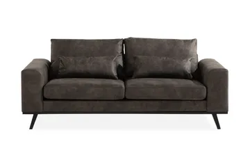 Copenhagen 2-sits Soffa i Konstläder - Mörkgrå - Products - Möbler - Soffa - 2 sits soffa