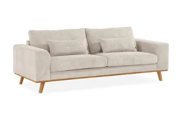 Copenhagen 3-sits Manchestersoffa - Beige - Products - Möbler - Soffa - 3 sits soffa