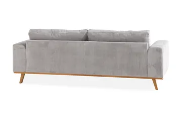 Copenhagen 3-sits Manchestersoffa - Ljusgrå - Products - Möbler - Soffa - 3 sits soffa