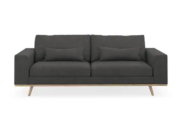 Copenhagen 3-sits Manchestersoffa - Mörkgrå - Products - Möbler - Soffa - 3 sits soffa