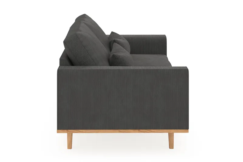 Copenhagen 3-sits Manchestersoffa - Mörkgrå - Products - Möbler - Soffa - 3 sits soffa