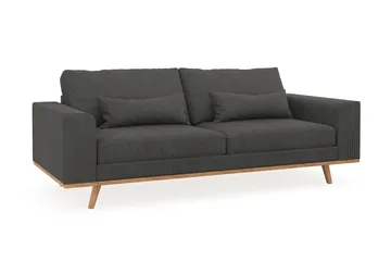 Copenhagen 3-sits Manchestersoffa - Mörkgrå - Products - Möbler - Soffa - 3 sits soffa