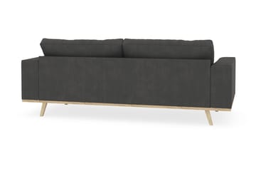 Copenhagen 3-sits Manchestersoffa - Mörkgrå - Products - Möbler - Soffa - 3 sits soffa