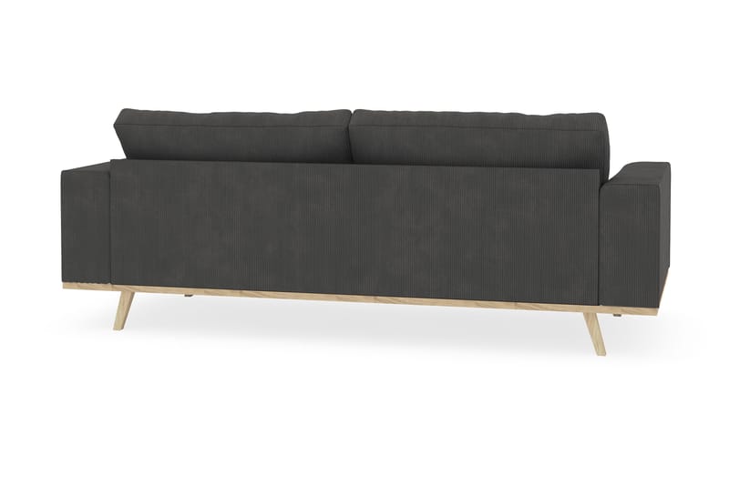 Copenhagen 3-sits Manchestersoffa - Mörkgrå - Products - Möbler - Soffa - 3 sits soffa