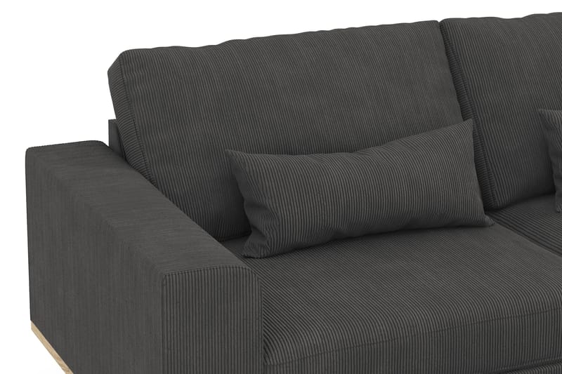 Copenhagen 3-sits Manchestersoffa - Mörkgrå - Products - Möbler - Soffa - 3 sits soffa