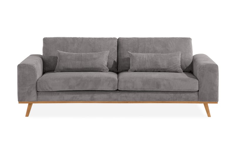 Copenhagen 3-sits Manchestersoffa - Mörkgrå - Products - Möbler - Soffa - 3 sits soffa