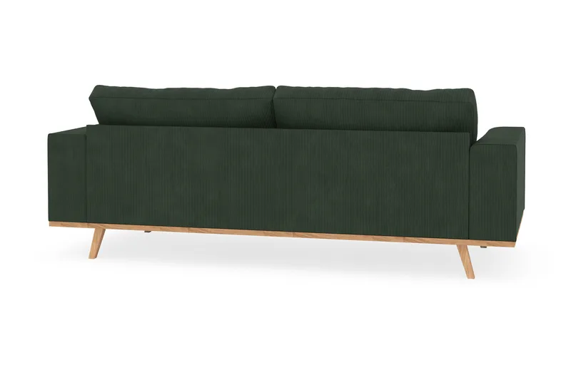 Copenhagen 3-sits Manchestersoffa - Mörkgrön - Products - Möbler - Soffa - 3 sits soffa