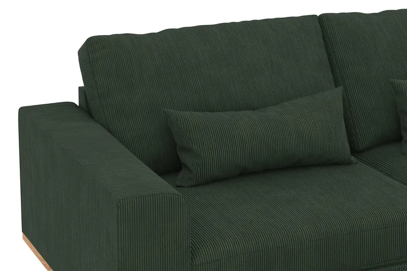 Copenhagen 3-sits Manchestersoffa - Mörkgrön - Products - Möbler - Soffa - 3 sits soffa