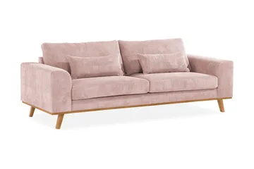 Copenhagen 3-sits Manchestersoffa - Rosa - Products - Möbler - Soffa - 3 sits soffa