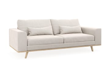 Copenhagen 3-sits Sammetssoffa - Krämvit - Products - Möbler - Soffa - 3 sits soffa