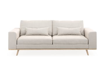 Copenhagen 3-sits Sammetssoffa - Krämvit - Products - Möbler - Soffa - 3 sits soffa