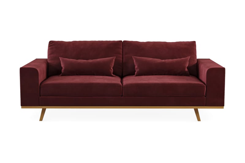 Copenhagen 3-sits Sammetssoffa - Lila - Products - Möbler - Soffa - 3 sits soffa