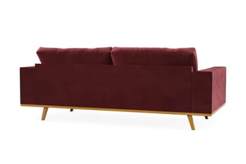 Copenhagen 3-sits Sammetssoffa - Lila - Products - Möbler - Soffa - 3 sits soffa