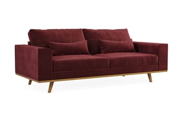 Copenhagen 3-sits Sammetssoffa - Lila - Products - Möbler - Soffa - 3 sits soffa