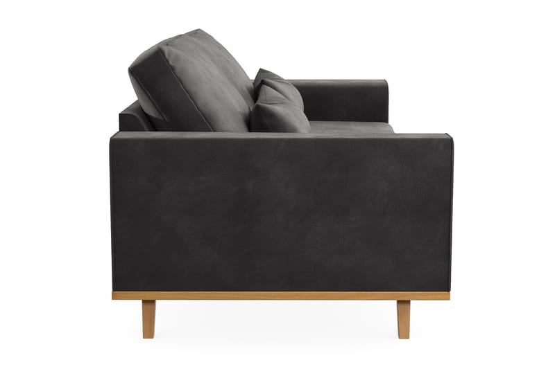 Copenhagen 3-sits Sammetssoffa - Mörkgrå - Products - Möbler - Soffa - 3 sits soffa
