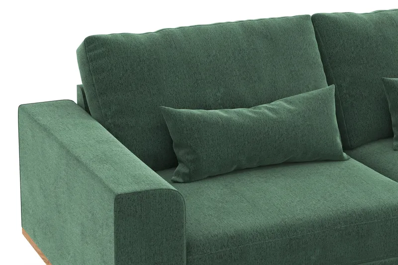 Copenhagen 3-sits Sammetssoffa - Mörkgrön - Products - Möbler - Soffa - 3 sits soffa