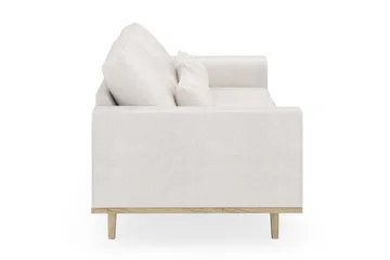 Copenhagen 3-sits Soffa i Bouclé - Vit - Products - Möbler - Soffa - 3 sits soffa