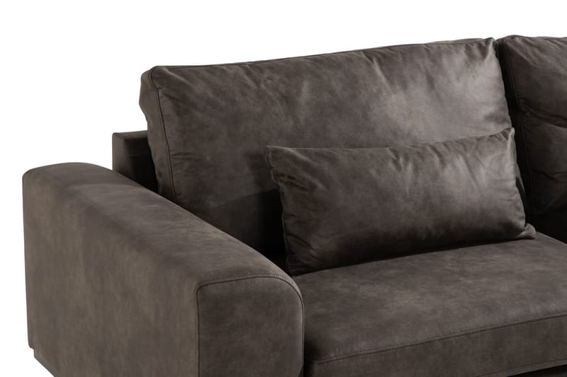 Copenhagen 3-sits Soffa i Konstläder - Mörkgrå - Products - Möbler - Soffa - 3 sits soffa