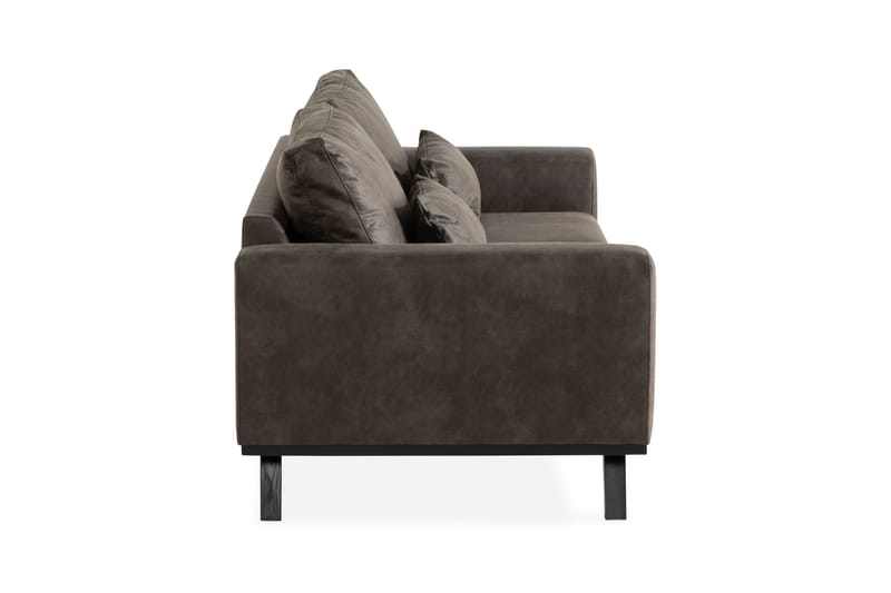 Copenhagen 3-sits Soffa i Konstläder - Mörkgrå - Products - Möbler - Soffa - 3 sits soffa
