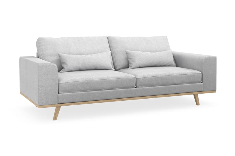 Copenhagen 3-sits Tygsoffa - Ljusgrå - Products - Möbler - Soffa - 3 sits soffa