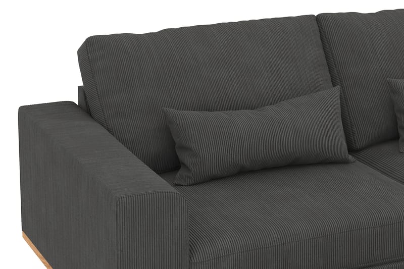 Copenhagen 4-sits Manchestersoffa - Mörkgrå - Products - Möbler - Soffa - 4 sits soffa